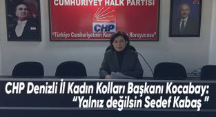 CHP Kadın Kollarından Sedef Kabaş'a Destek