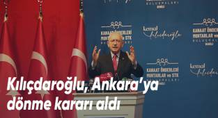 CHP Lideri, Denizli programını yarıda kesti