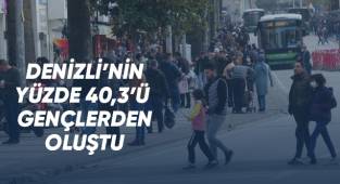 Denizli'nin yüzde 40'ı genç nüfus