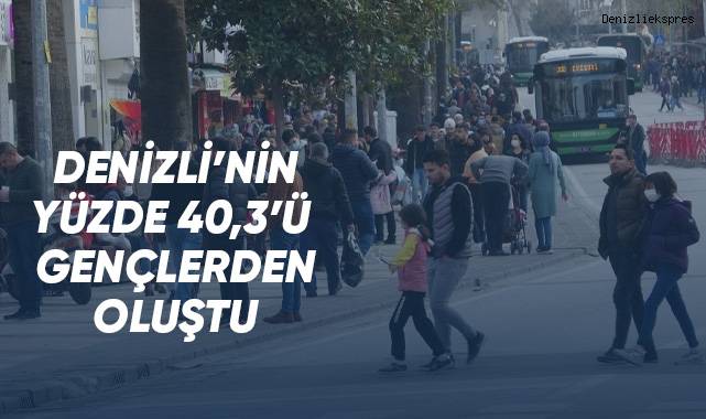 Denizli'nin yüzde 40'ı genç nüfus
