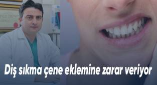 Diş sıkma çene eklemine zarar veriyor