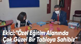 Ekici, ikinci dönemin ilk günlerinde okulları ziyaret etti