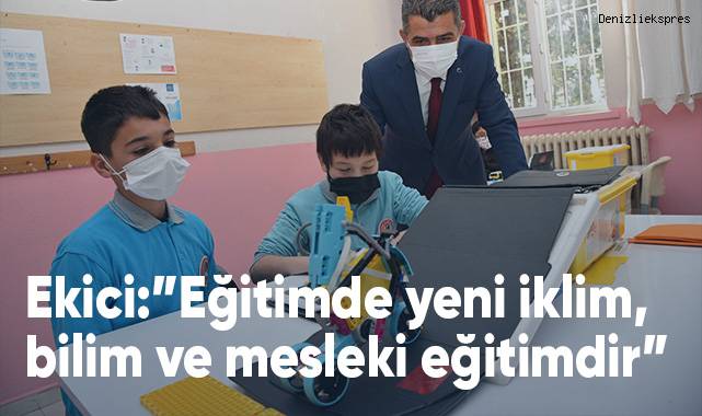 İl Millî Eğitim Müdürü Süleyman Ekici Tavas İlçesi'ni Ziyaret Etti