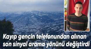 Kayıp genç için 4. günde arama çalışmaları sürüyor