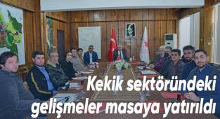 Kekik sektöründeki gelişmeler masaya yatırıldı