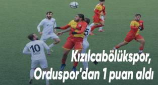 Kızılcabölükspor, Orduspor'dan 1 puan aldı