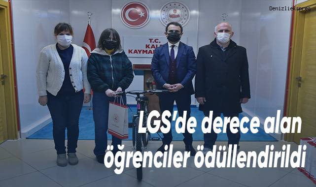 LGS’de derece alan öğrenciler ödüllendirildi