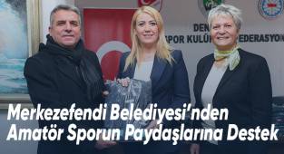 Merkezefendi Belediyesi’nden Amatör Sporun Paydaşlarına Destek