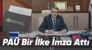 PAÜ Bir İlke İmza Attı