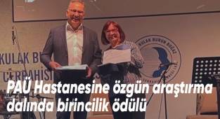 PAÜ Hastanesine özgün araştırma dalında birincilik ödülü