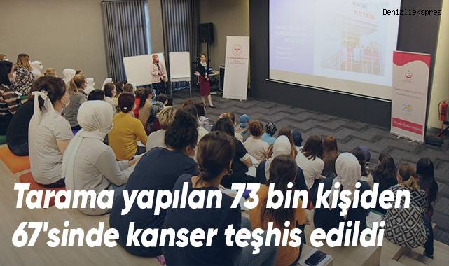 Tarama yapılan 73 bin kişiden 67'sinde kanser teşhis edildi