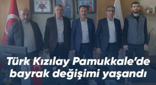 Türk Kızılay Pamukkale’de bayrak değişimi yaşandı
