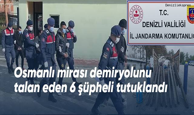 Türkiye’nin ilk tren hattındaki tarihi demiryolunu söken 6 kişilik şebeke JASAT’tan kaçamadı
