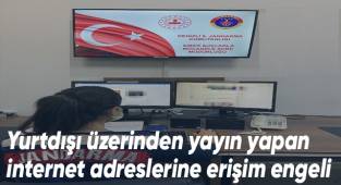 Yurtdışı üzerinden yayın yapan internet adreslerine erişim engeli
