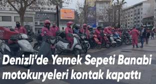 Zammı yetersiz bulan Yemek Sepeti kuryeleri, kontak kapatarak iş yavaşlattı