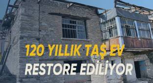 120 Yıllık Taş ev restore ediliyor
