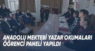 Anadolu Mektebi Yazar Okumaları Öğrenci Paneli Yapıldı