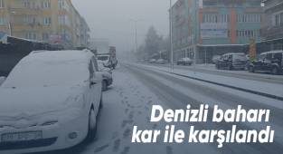 Baharın ilk günlerinde yağan kar üreticileri memnun etti