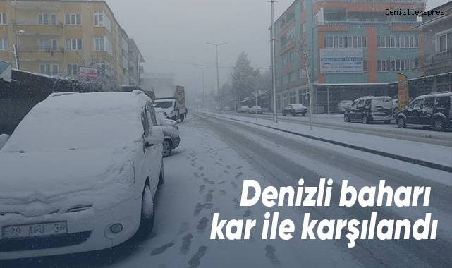 Baharın ilk günlerinde yağan kar üreticileri memnun etti