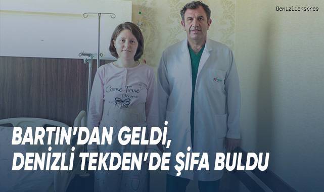 Bartın’dan geldi, Denizli Tekden’de şifa buldu