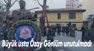 Büyük usta Özay Gönlüm unutulmadı