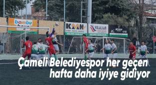 Çameli Belediyespor her geçen hafta daha iyiye gidiyor