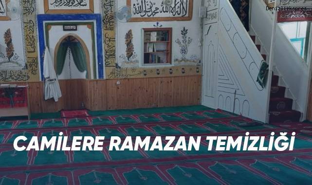 Camilere Ramazan temizliği