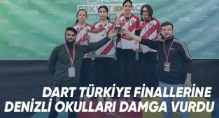 Dart Türkiye Finallerine Denizli okulları damga vurdu
