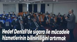 Denizli'de sigara ile mücadele kapsamında