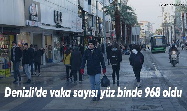 Denizli’nin haftalık vaka sayısı açıklandı