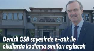 Denizli OSB sayesinde e-atık ile okullarda kodlama sınıfları açılacak