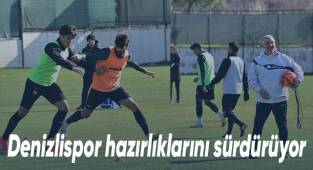 Denizlispor hazırlıklarını sürdürüyor