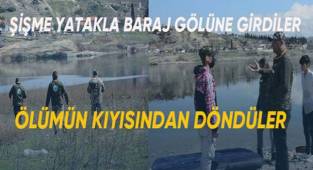 Doğum gününde barajda adrenalin yaşamak isteyen 2 genç, ölümün kıyısından kurtarıldı