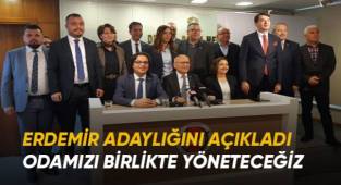 Erdemir adaylığını açıkladı
