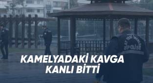 Gençlerin kamelyadaki kavgasında kan aktı