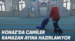 Honoz’da camiler Ramazan ayına hazırlanıyor