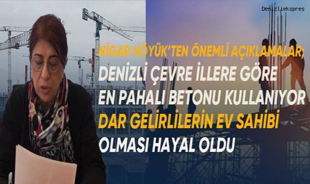 Höyük; Dar gelirli vatandaşların ev sahibi olması hayal oldu