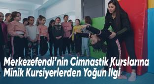 Merkezefendi Belediyesi Cimnastik Kurslarına Minik Kursiyerlerden Yoğun İlgi