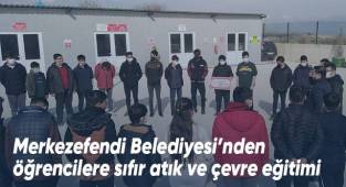 Merkezefendi Belediyesi’nden öğrencilere sıfır atık ve çevre eğitimi