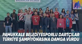 Pamukkale Belediyesporlu Dartçılar Türkiye Şampiyonasına Damga Vurdu