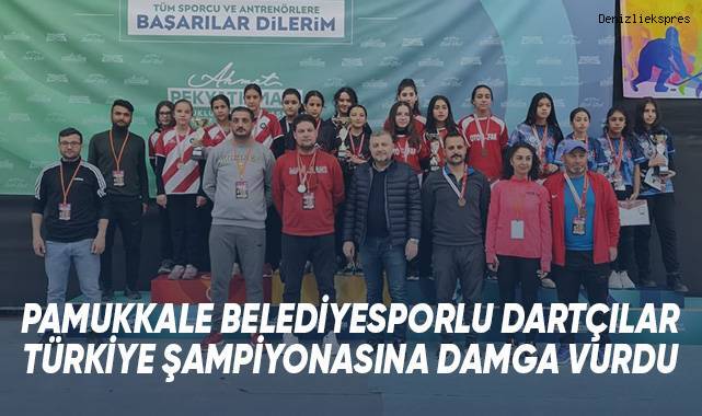 Pamukkale Belediyesporlu Dartçılar Türkiye Şampiyonasına Damga Vurdu
