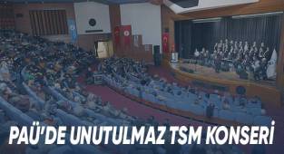 PAÜ’de Unutulmaz TSM Konseri