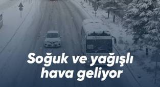 Soğuk ve yağışlı hava geliyor