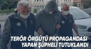 Terör örgütü propagandası yapan şüpheli tutuklandı