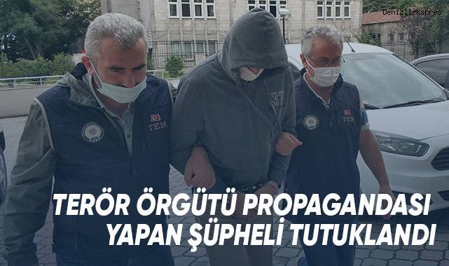 Terör örgütü propagandası yapan şüpheli tutuklandı