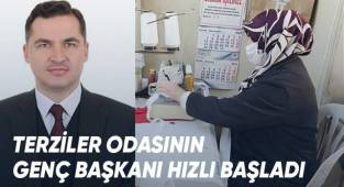 Terziler Odasının Genç Başkanı Hızlı Başladı