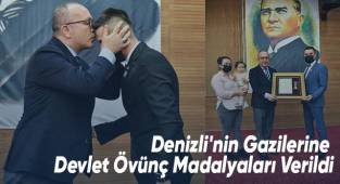 Vali Atik, Gazilere Devlet Övünç Madalyalarını Verdi