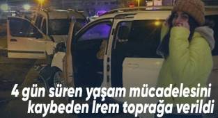 Yaşama tutunamayan İrem toprağa verildi