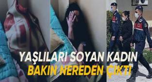 5 yılda 4 farklı ilde 9 yaşlı çifti aynı yöntemle soymaktan 14 yıl hapisle aranan kadın hırsız JASAT'tan kaçamadı