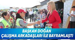 Başkan Doğan Çalışma Arkadaşları İle Bayramlaştı
